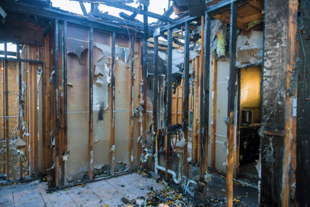 Professional Fire Damage Repair technician working in Horton, KS